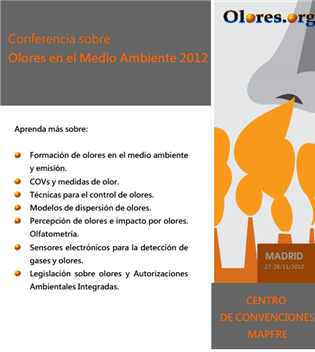Conferencia sobre olores en el medio ambiente en Madrid