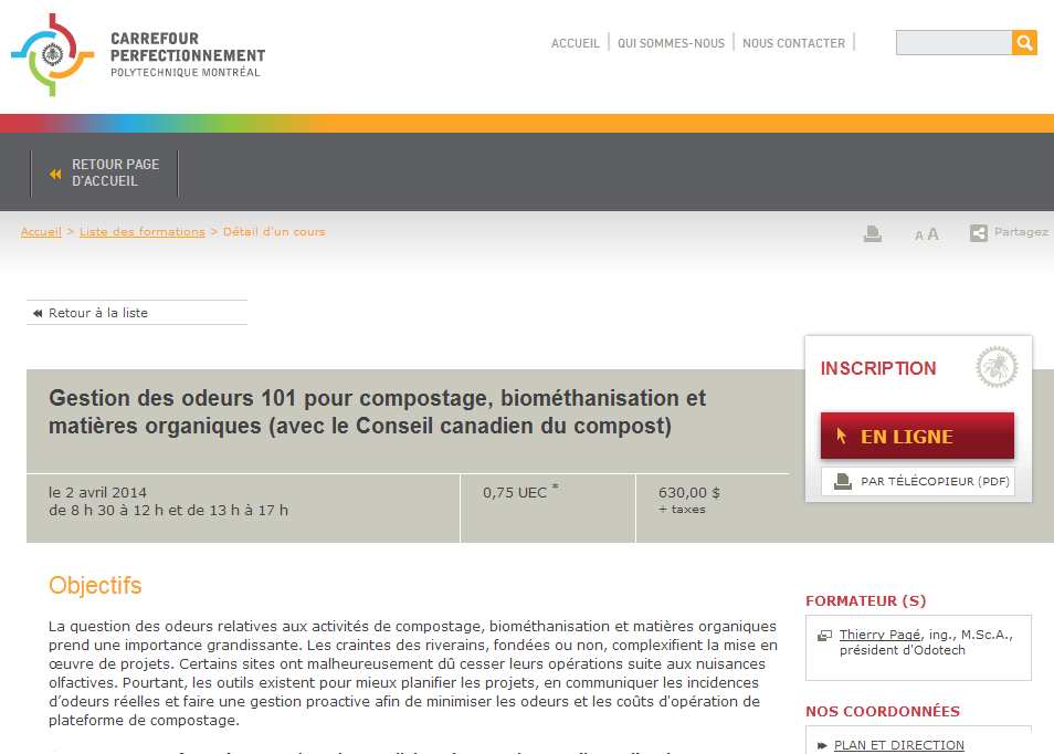 carrefour perfectionnement