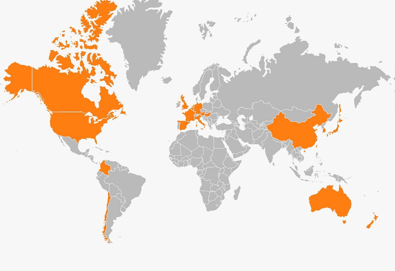 world map