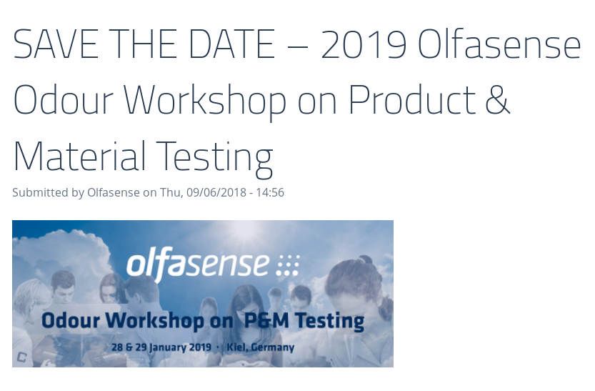 olfasense workshop 2019