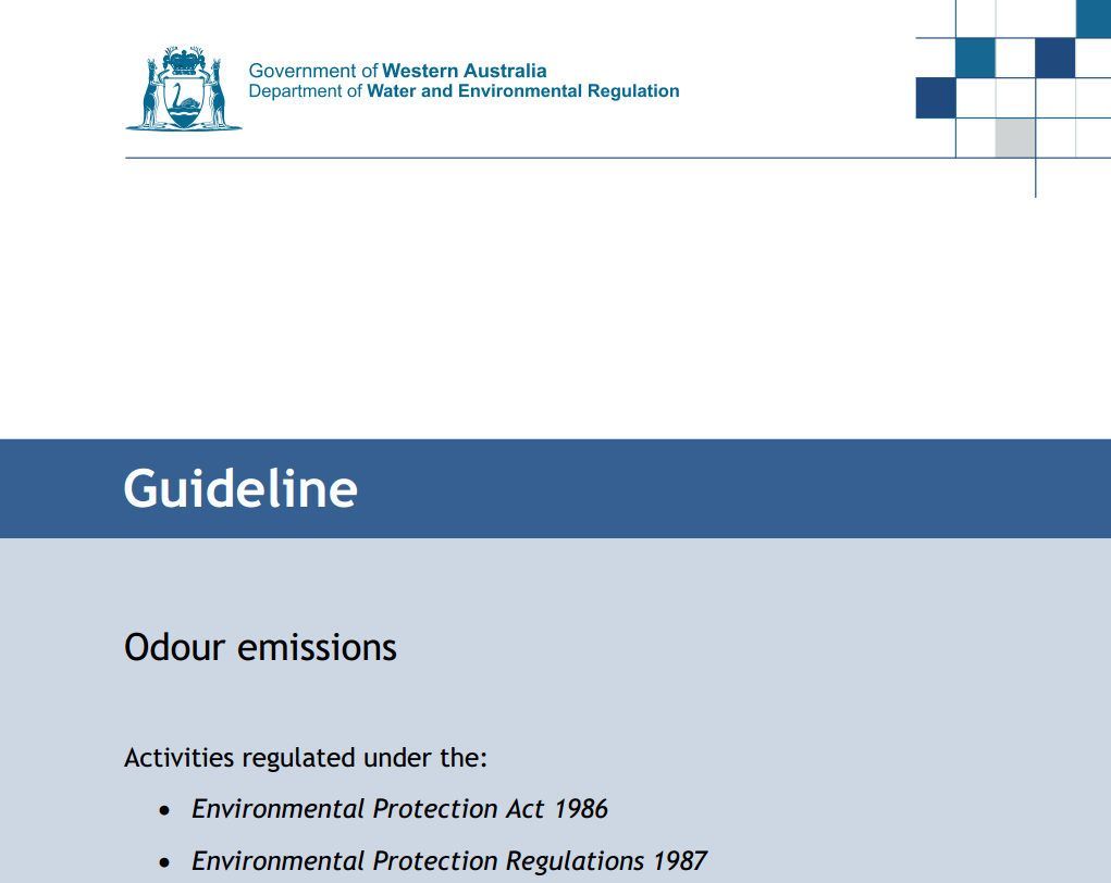 guideline odour WA