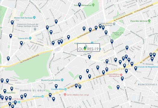 mapa hoteles